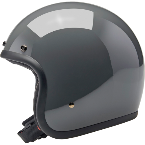 Casco Biltwell Bonanza - Gris tormenta brillante - Mediano