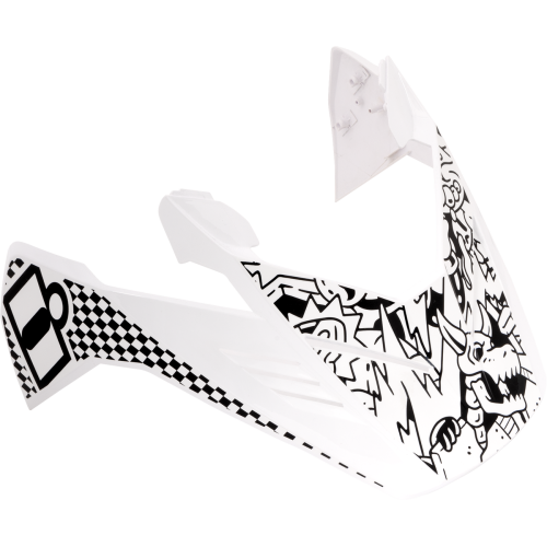 Visera Icon Elsinore Doodle 3 - Blanco - X-Grande/3X-Grande