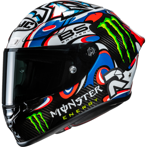 Casco fibra de carbono HJC RPHA 1N V2 Carbon Quartararo Le Mans III