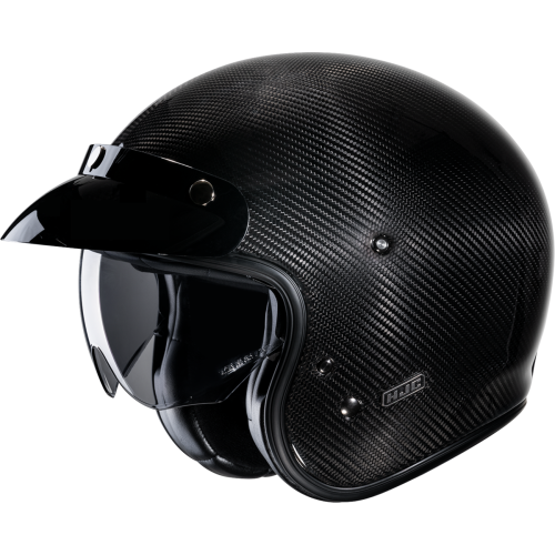 Casco 3/4 fibra de carbono HJC V31 Carbon Solid