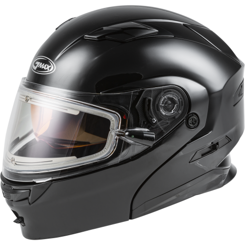 Casco abatible para frío GMAX MD-01S Solid con mica eléctrica