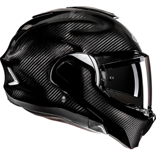 Casco abatible fibra de carbono HJC F100 Carbon Solid