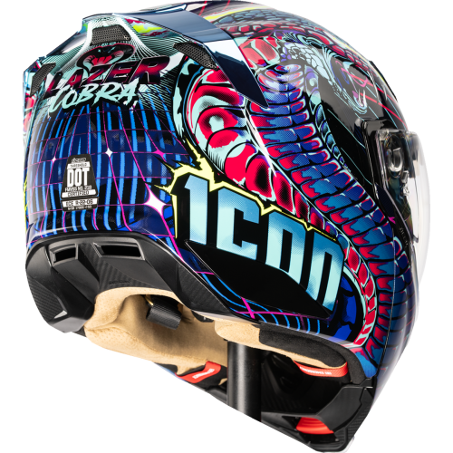 Casco abatible ICON Threshold™ Synthwave Lazer Cobra