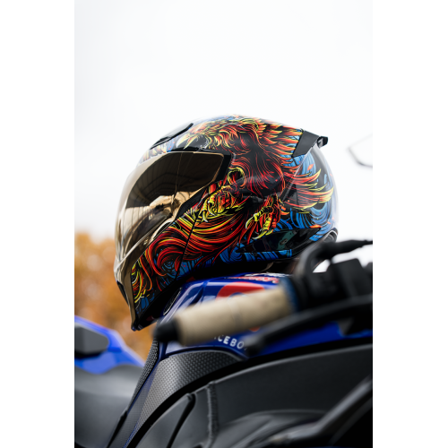 Casco abatible ICON Threshold™ Burn Birdie Burn