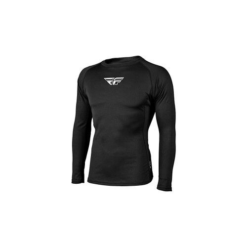 Playera Fly Racing Térmica Heavy - C: Negro T: 2X-Grande