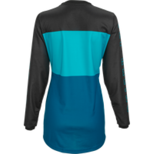 Jersey Fly Racing F-16 Mujer - Negro/Aqua/Verde Oscuro - Mediana