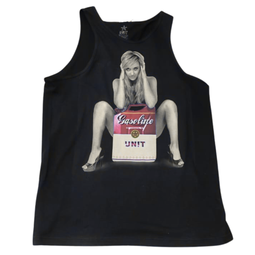 Playera de tirantes Unit Riders - Gas Can Negro