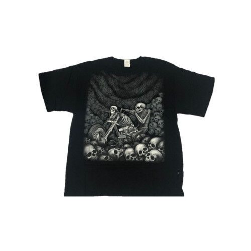 Playera Xelement T11 Con Calaveras XL