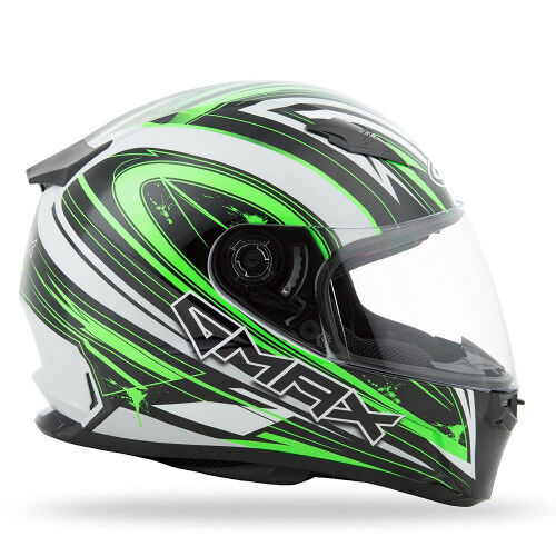 Casco integral Gmax FF49 - C: Verde Negro T: Grande