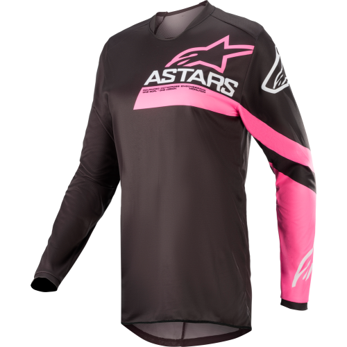 Jersey Alpinestars Stella Fluid Chaser Para Dama Negro Rosa Grande
