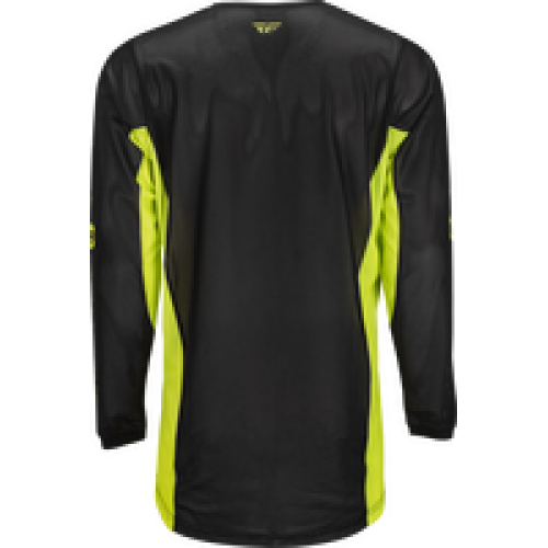Jersey Fly Racing kinetic Mesh - Negro/Amarillo - Chico