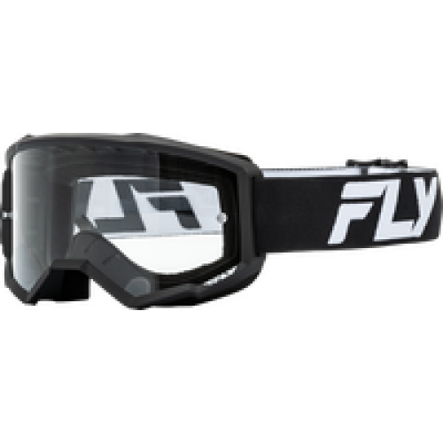 Goggles Fly Racing Focus Negro/Transparente