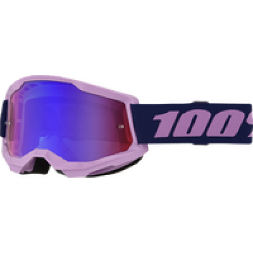STRATA 2 GOGGLE PURPLE RED/BLUE MIRROR LENS