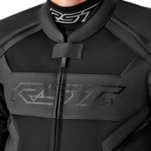 Chamarra de malla tela con piel RST S1 D3O - Negro - Chico