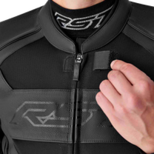 Chamarra de malla tela con piel RST S1 D3O - Negro - Chico