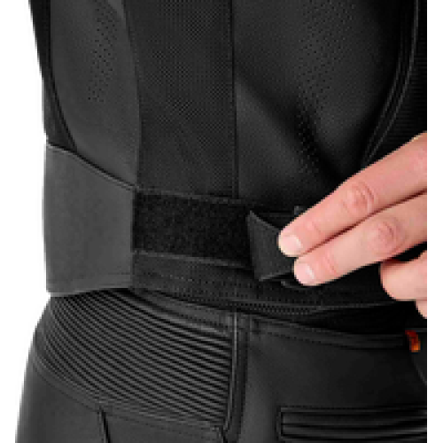 Chamarra de malla tela con piel RST S1 D3O - Negro - Chico