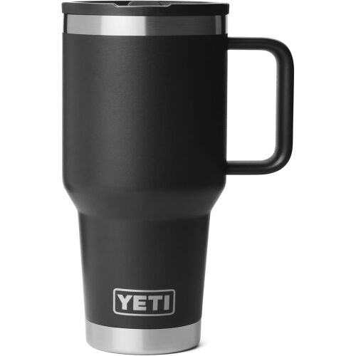 Vaso Térmico de 30 oz de Acero Inoxidable con asa - C. Negro