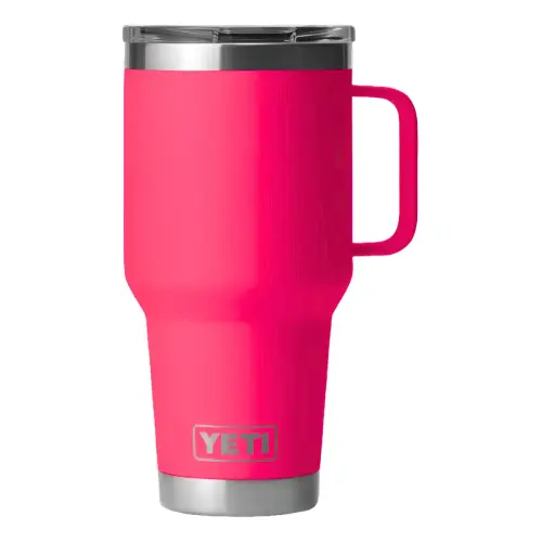 Vaso Térmico de 30 oz de Acero Inoxidable con asa - C. Rosa