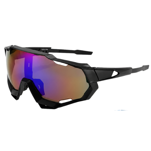 Lentes PHLAROMIX de Ciclismo Deportivas - Negro/Morado Tornasol