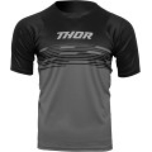 Jersey THOR manga corta Assist Shiver - Negri/Gris - Chico