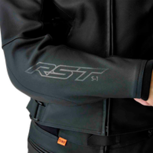 Chamarra de cuero RST S1 D3O - Negro - Grande