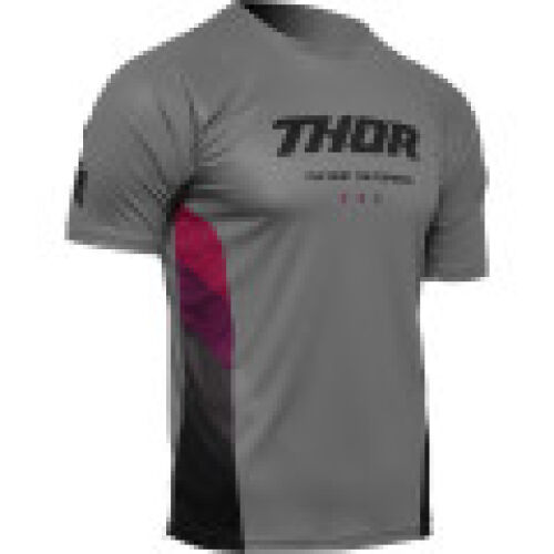 Jersey THOR manga corta Assist React - Gris/Morado - Chico