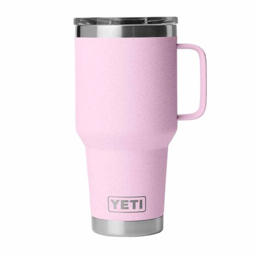 Vaso Térmico de 30 oz de Acero Inoxidable con asa - C. Rosa Pastel