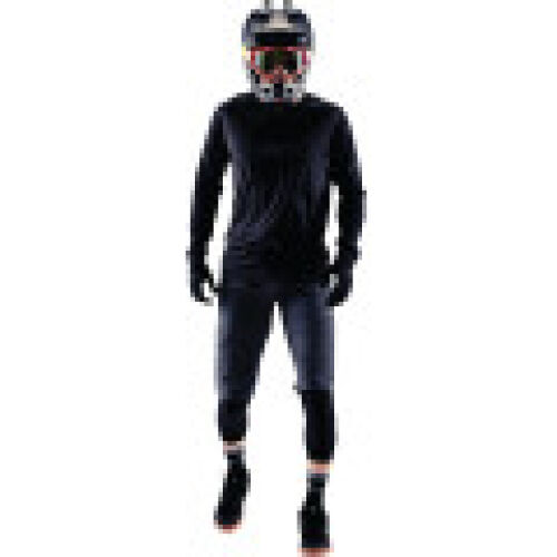 Jersey 100% Ridecamp Manga Larga - Negro Carbón - Chico
