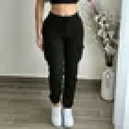 Pantalones cargo Effortsmx Jogger - Negro - X-Grande