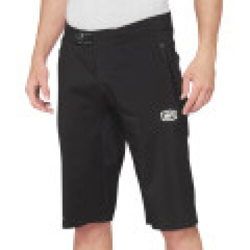 Shorts MTB 100% Hydromatic resistentes al agua - Negro - 34