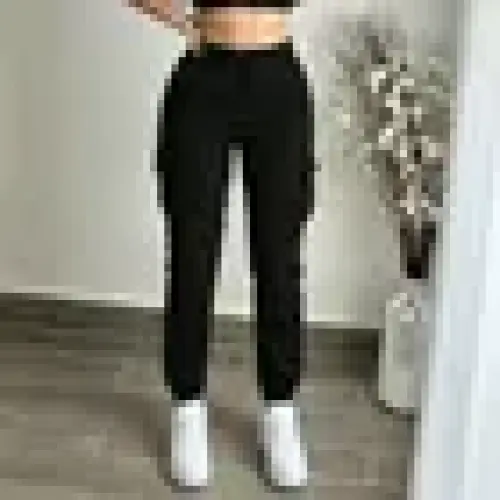 Pantalones cargo Effortsmx Jogger - Negro - Mediano
