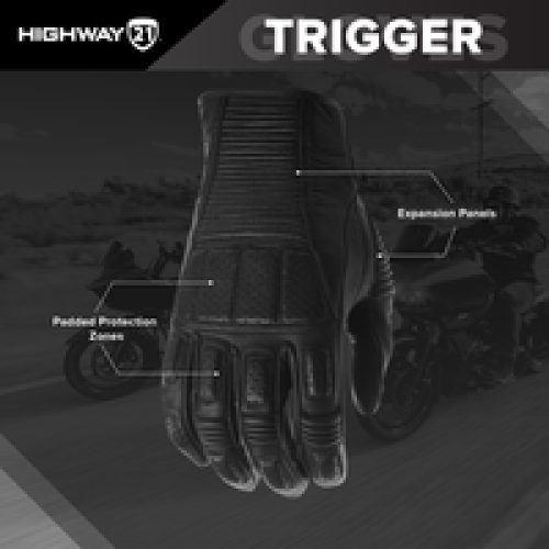 Guantes Highway 21 Trigger - Negro - 3X-Grande