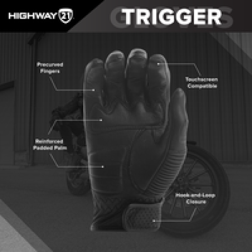 Guantes Highway 21 Trigger - Negro - Mediano