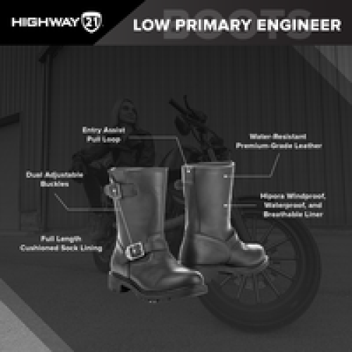 Botas cortas Highway 21 Primary Engineer - C. Negro - T. 9 US