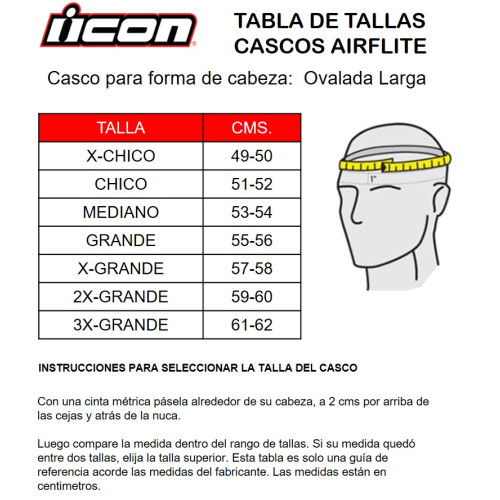 Casco Icon Airflite El Centro Negro