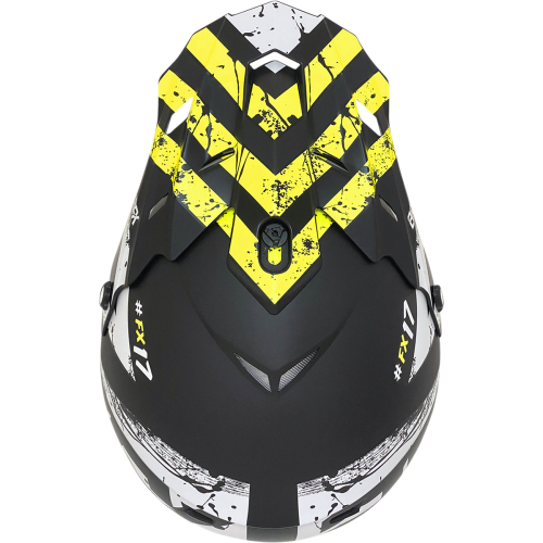 Casco AFX FX-17 Attack para Joven C: Negro Amarillo T: Grande