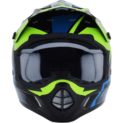 Casco AFX FX17 C: Azul Lima T: 2X-Grande