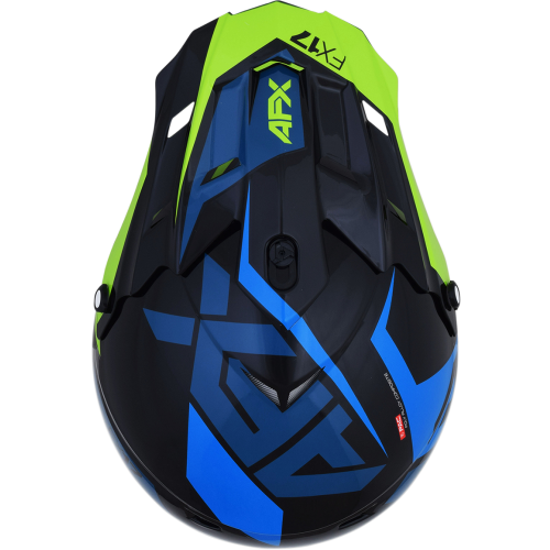 Casco AFX FX17 C: Azul Lima T: 2X-Grande