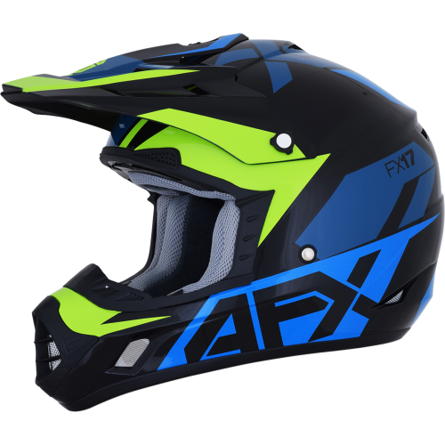 Casco AFX FX17 C: Azul Lima T: 2X-Grande