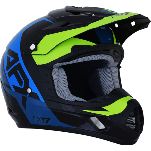 Casco AFX FX17 C: Azul Lima T: 2X-Grande