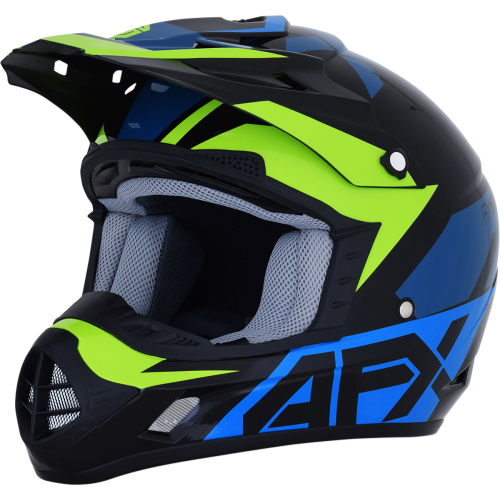 Casco AFX FX17 C: Azul Lima T: 2X-Grande