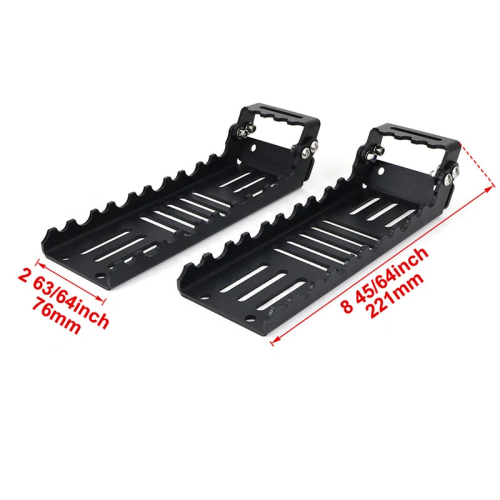 Soportes de reposapiés para ATV compatibles con Can-Am Grizzly Scrambler Renegade Outlander