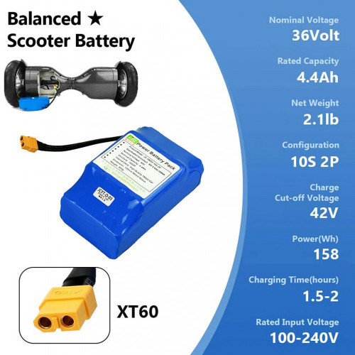 Batería para hoverboard de litio 36 V/ 4.4Ah