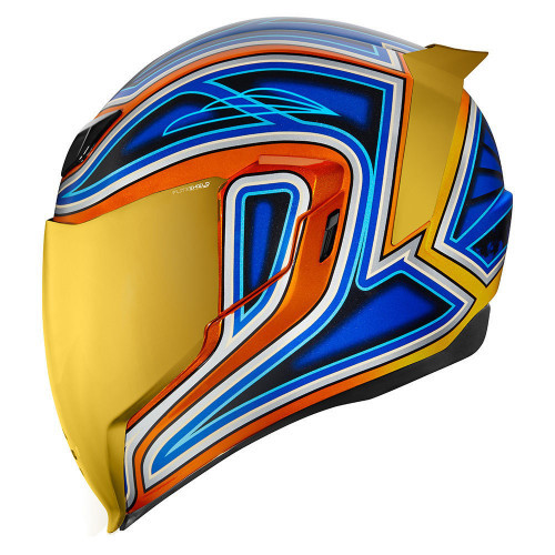 Casco Icon Airflite El Centro Azul