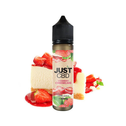 Líquido Just CBD para Vape -  Strawberry Cheesecake - 60ml