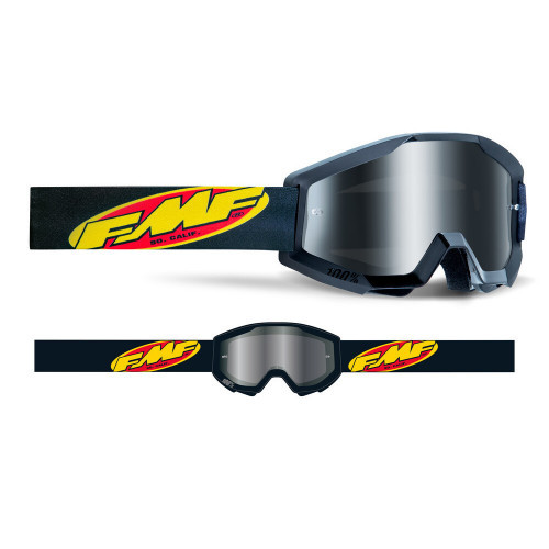Goggles FMF Vision Powercore - Negro - Espejo Plata